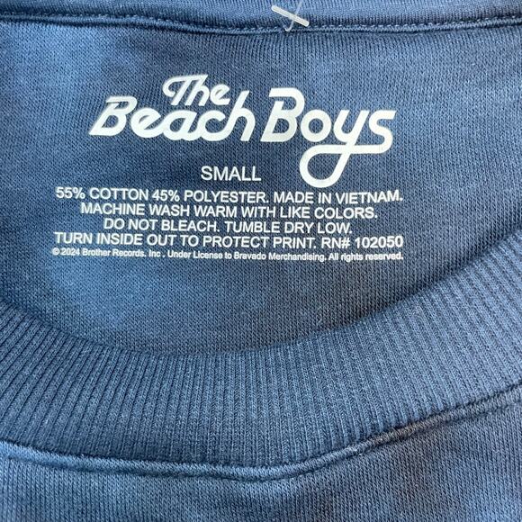 The Beach Boys Graphic Sweatshirt Women's Navy Blue Size Small - Picture 5 of 5